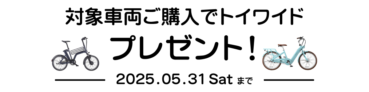 【5月限定】対象車両をご購入でトイワイドプレゼント!